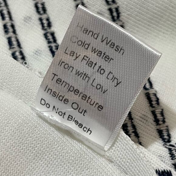 Ming Wang Embroidered Knit Cardigan Jacket - White - Small - Picture 16 of 16